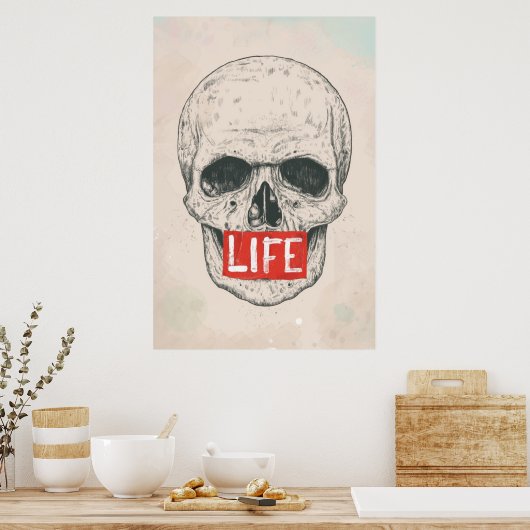 Leben Poster (Küche)