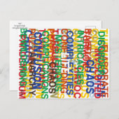 Leben Postkarte (Vorne/Hinten)