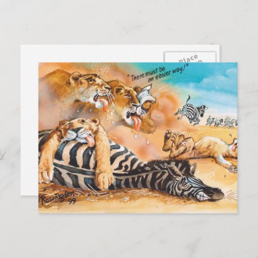 Leben Postkarte (Vorne/Hinten)