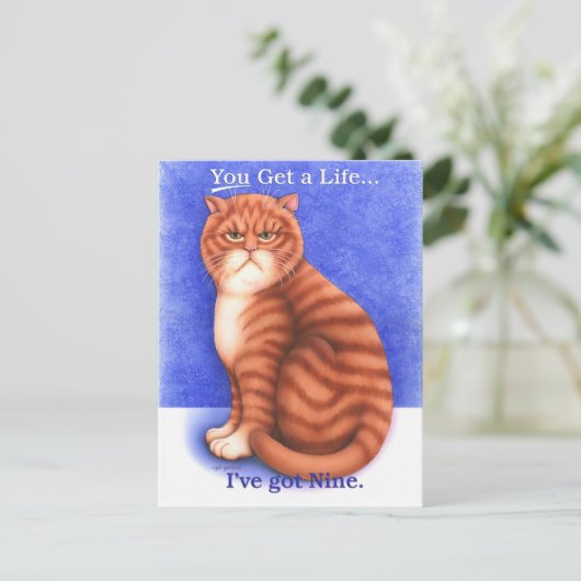 Leben Postkarte (Stehend Vorderseite)