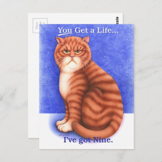 Leben Postkarte (Vorne/Hinten)