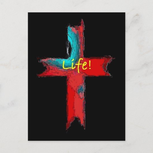 LEBEN! POSTKARTE (Vorderseite)