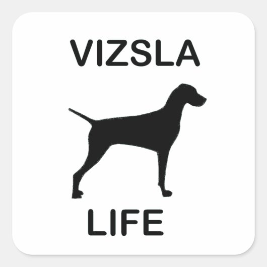 Leben Quadratischer Aufkleber (Vorderseite)