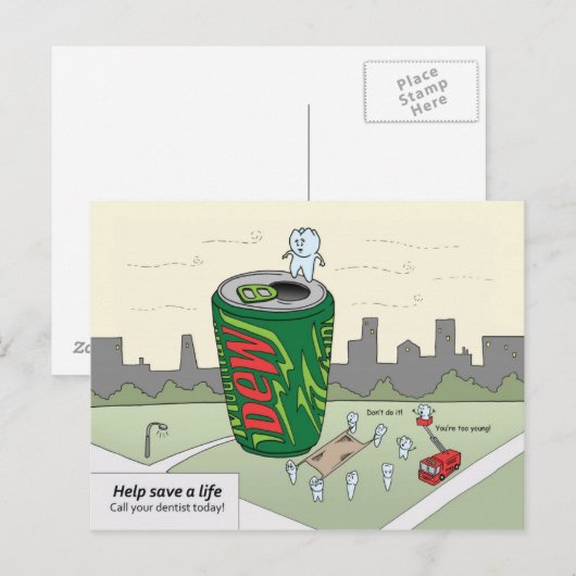 "Leben Rett" Postkarte (Vorne/Hinten)