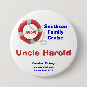 Leben-Ring-Kreuzfahrt-Name-Abzeichen Button (Vorderseite)