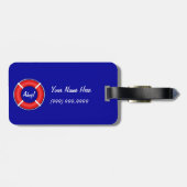 Leben-Ring-personalisierter Gepäck-Umbau Gepäckanhänger (Rückseite horizontal)