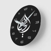 Leben… Runde Wanduhr (Winkel)