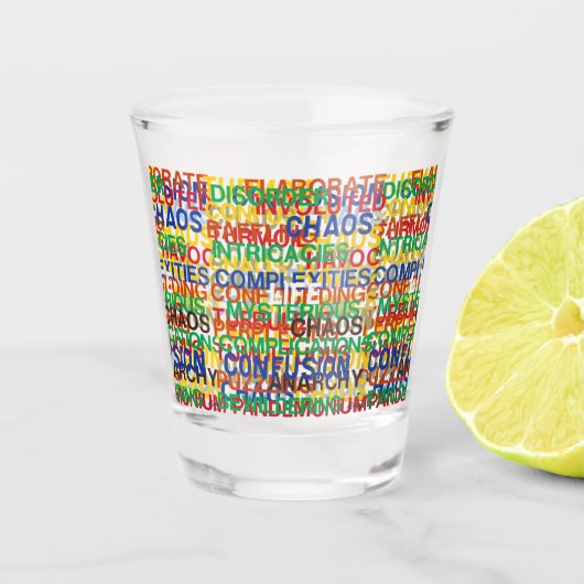 Leben Schnapsglas (Vorderseite)