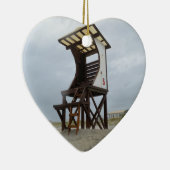 Leben-Schutz-Stand Wrightsville Strand NC Keramik Ornament (Rechts)