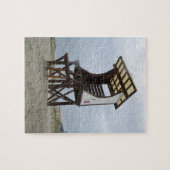 Leben-Schutz-Stand Wrightsville Strand NC Puzzle (Horizontal)