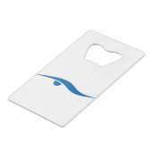 Leben schwimmen geldbeutel flaschenöffner (Vorderseite Schrägansicht)