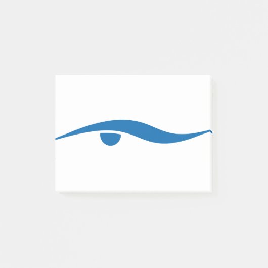 Leben schwimmen post-it klebezettel (Vorderseite)
