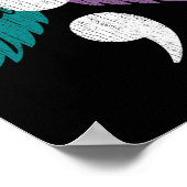 Leben Semicolon Wings Suizidbewusstsein Mentale He Poster (Ecke)