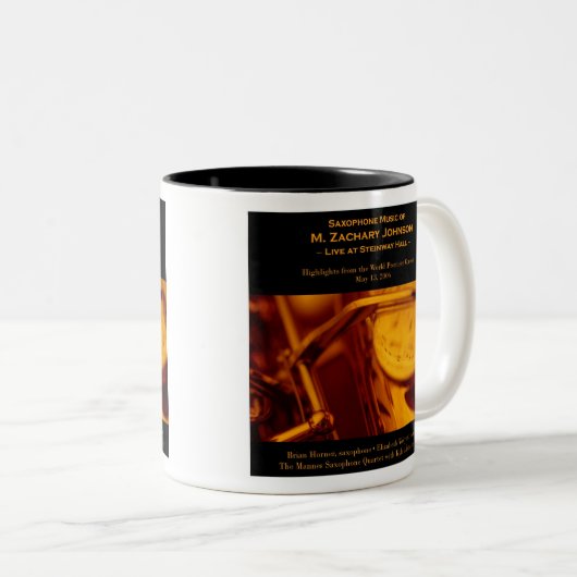 Leben Sie an Steinway Hall Tasse (VorderseiteRechts)