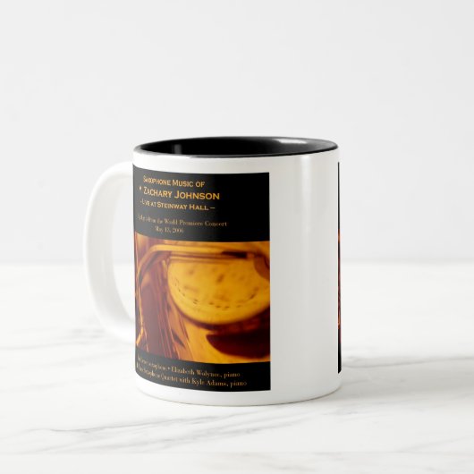 Leben Sie an Steinway Hall Tasse (Vorderseite Links)
