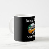 Leben Sie das Van Life! Kaffeetasse (Vorderseite Links)