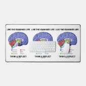 Leben Sie die geprüfte lebenslange Denkweise und r Schreibtischunterlage (Tastatur & Maus)