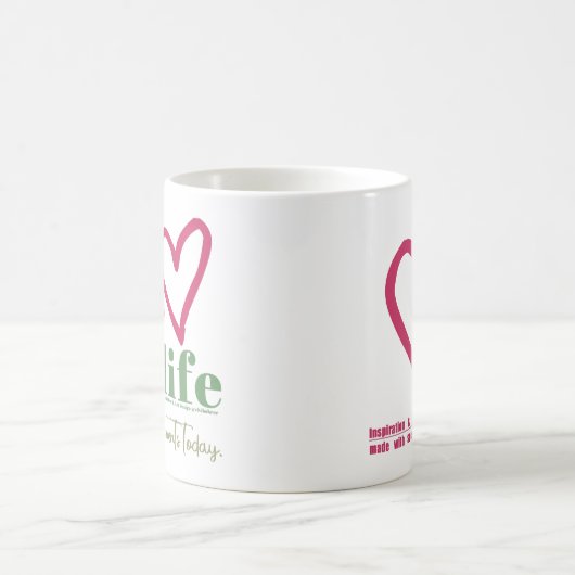 Leben Sie die TASSE des Lebens (Mittel)