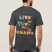 Leben Sie durch Versprechen: dunkelgrau T-Shirt (Rückseite)