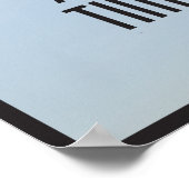 Leben Sie einen Tag nach dem anderen Poster (Ecke)