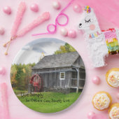 Leben Sie einfach alte Mühle Pappteller (Party)