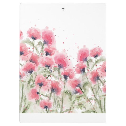 Leben Sie einfach. Bloom Willy Klemmbrett (Rückseite)