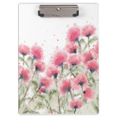 Leben Sie einfach. Bloom Willy Klemmbrett (Vorderseite)