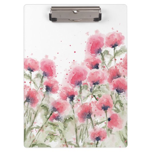 Leben Sie einfach. Bloom Willy Klemmbrett (Vorderseite)