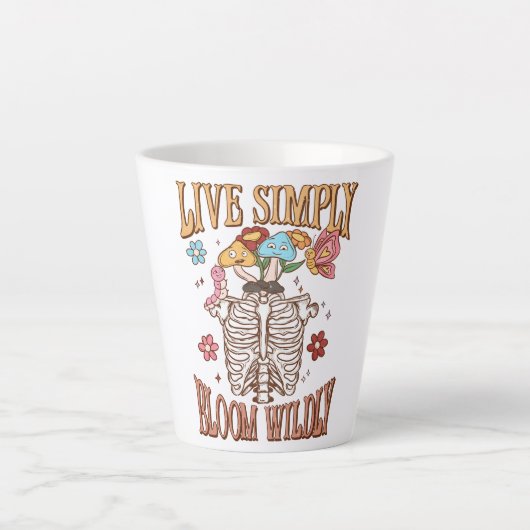 Leben Sie einfach, Bloom Willy Milchtasse (Vorderseite)