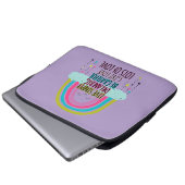 Leben Sie einfach träumen Big Be Dankbarkeit geben Laptopschutzhülle (Vorne Knopf)