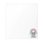 Leben Sie einfach träumen Big Be Dankbarkeit geben Notizblock (Vorderseite)