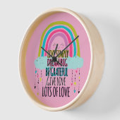 Leben Sie einfach träumen Big Be Dankbarkeit geben Uhr (Winkel)