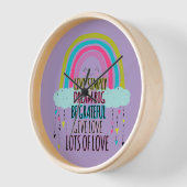 Leben Sie einfach träumen Big Be Dankbarkeit geben Uhr (Winkel)