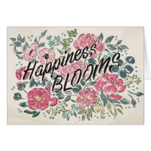 Leben Sie Glück-der Blüte in der Blüten-