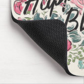 Leben Sie Glück-der Blüte in der Blüten-| Mousepad (Ecke)