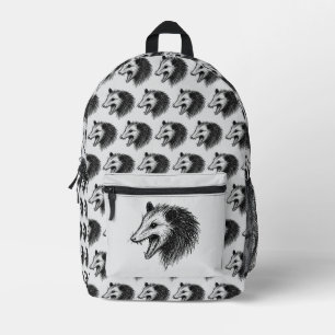 Leben Sie hässlich Fake Ihr Tod essen Müll Funny O Bedruckter Rucksack