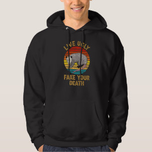 Leben Sie hässliches Fake Ihr Todestrakt Vintag Op Hoodie