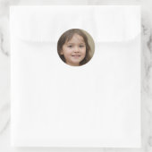 Leben Sie Ihr bestes Leben Runder Aufkleber (Tasche)