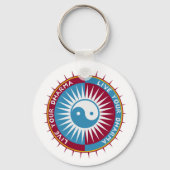 Leben Sie Ihr Dharma Schlüsselanhänger (Vorderseite)