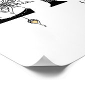 Leben Sie Ihr Leben Fische Sterne Lotus Mond Poster (Ecke)