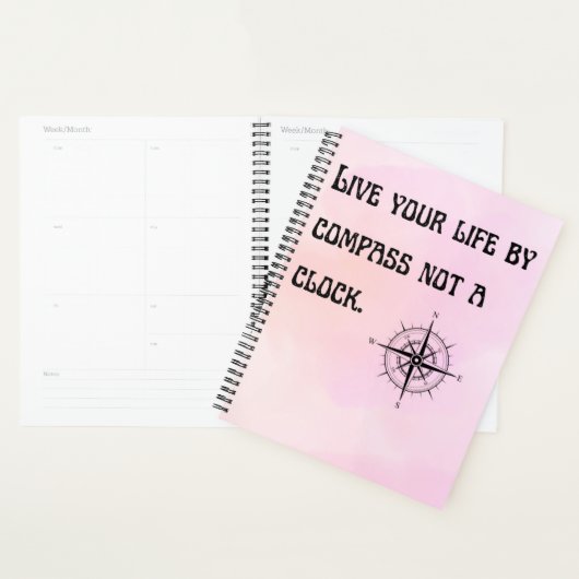 Leben Sie Ihr Leben mit Kompass und nicht mit eine Planer (Anzeige)