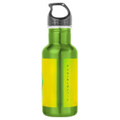 Leben Sie Ihr Leben mit Zest Psychedelic Citrus Edelstahlflasche (Rückseite)