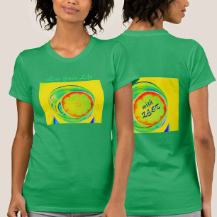Leben Sie Ihr Leben mit Zest Psychedelic T-Shirt
