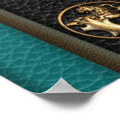 "Leben Sie Ihr Leben" von Chief Tecumseh Poster (Ecke)