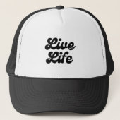 Leben Sie Ihr Life Trucker Cap Design Truckerkappe (Vorderseite)