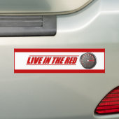 Leben Sie im Rot Autoaufkleber (Auf Auto)