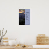 Leben Sie jeden Tag mit Mitgefühl...Poster Poster (Küche)