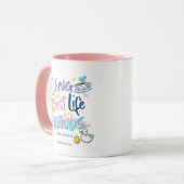 Leben Sie mein bestes Leben mit FRIENDS™ Tasse (Vorderseite Links)