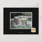 Leben Sie nie wieder in einem Käfig Postkarte (Vorderseite)