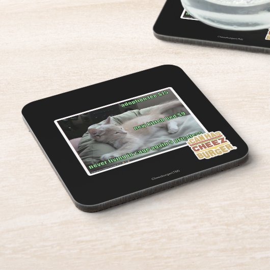 Leben Sie nie wieder in einem Käfig Untersetzer (Linke Seite)